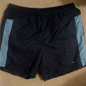 Nike‎ Men’s Lined Blue Swim Trunks Sz XL